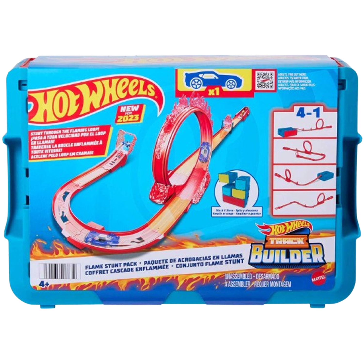 Hot wheels track builder system